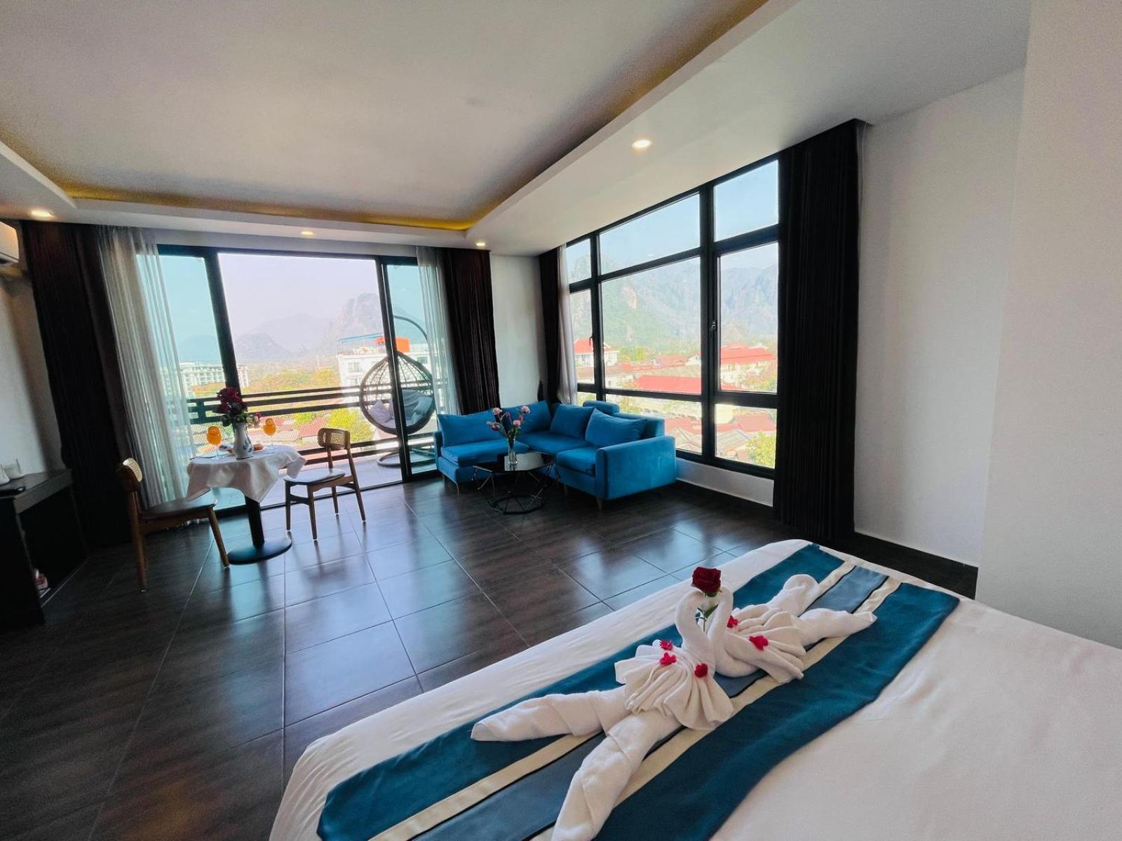 Vang Vieng Topview Hotel Exterior photo